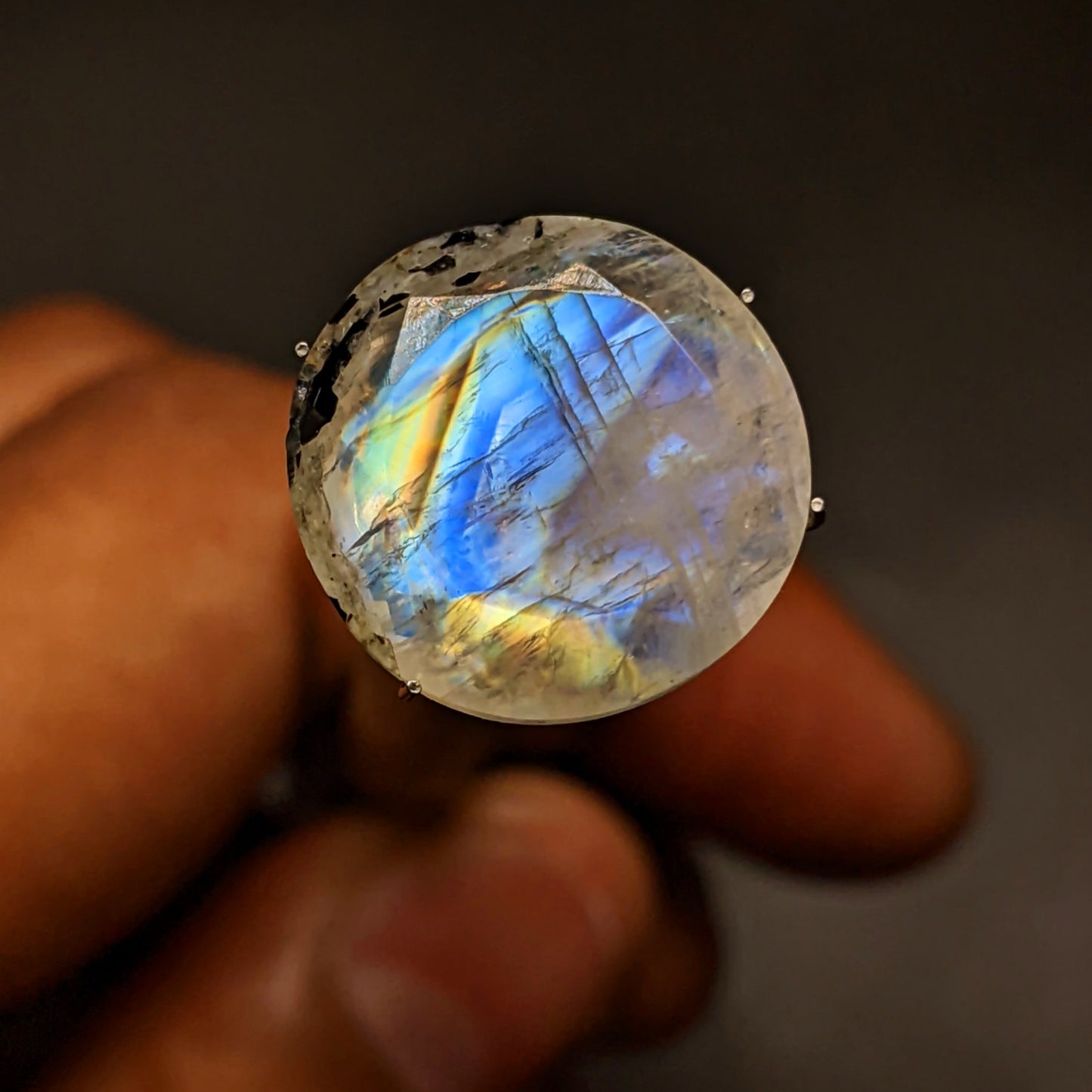Moonstone Faceted