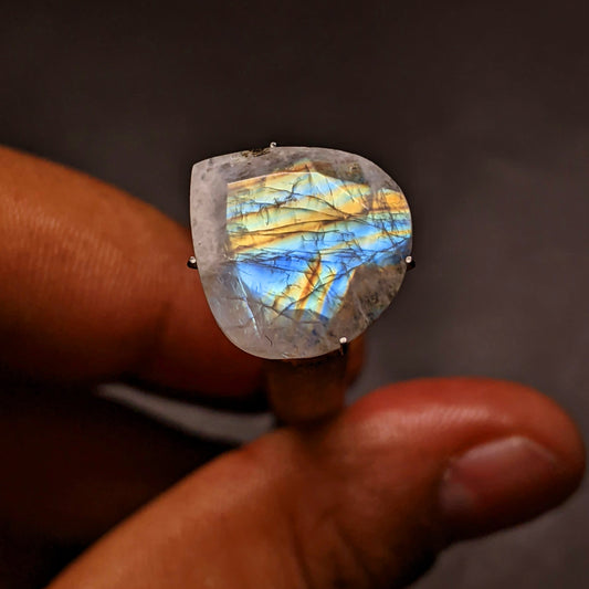Moonstone Faceted