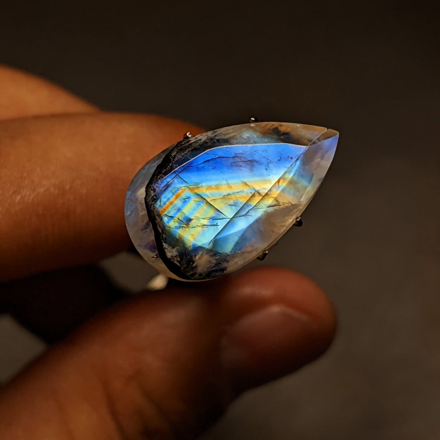 Moonstone Faceted