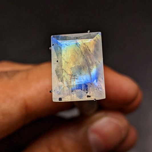 Moonstone Faceted
