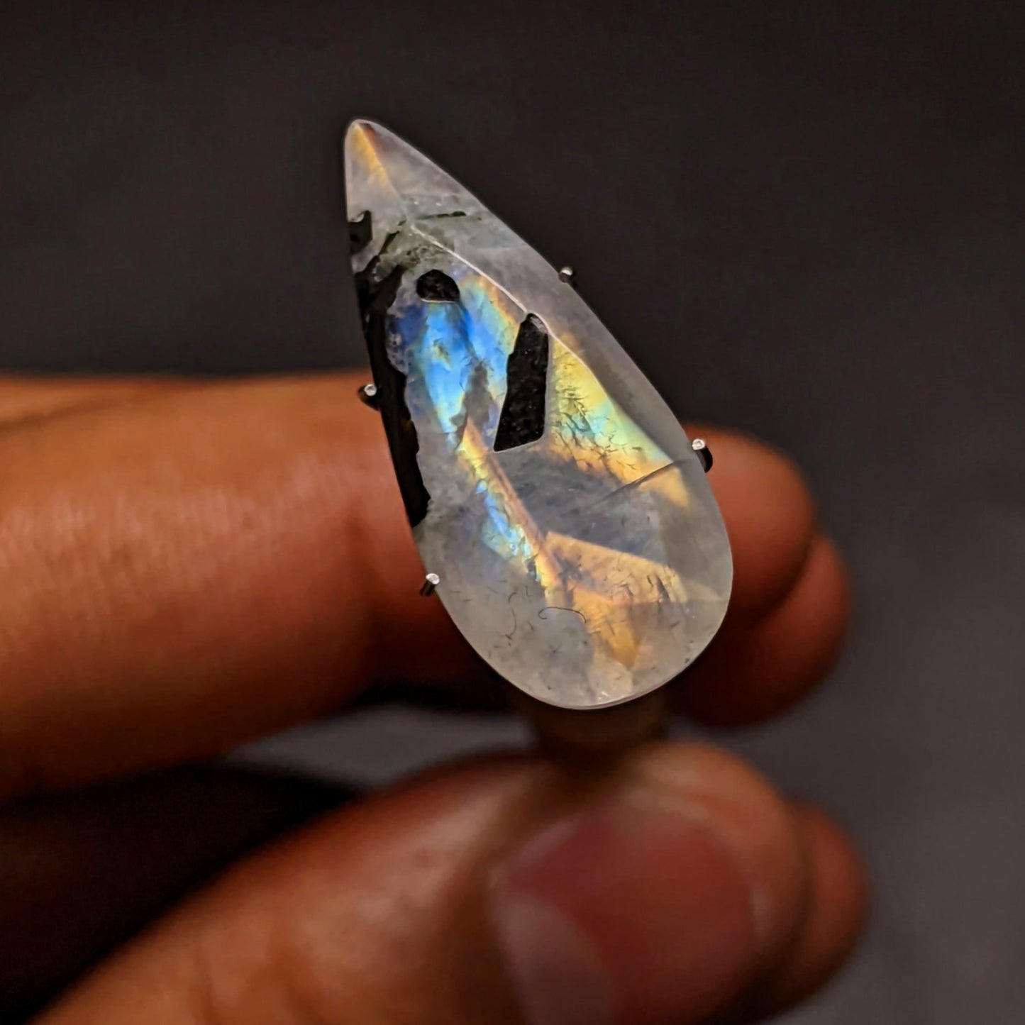 Moonstone Faceted